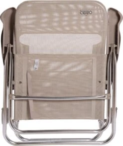 Crespo - Strandstoel - AL-205 - Beige (34) -Outdoor Kampeeruitrusting Winkel 1007x1200
