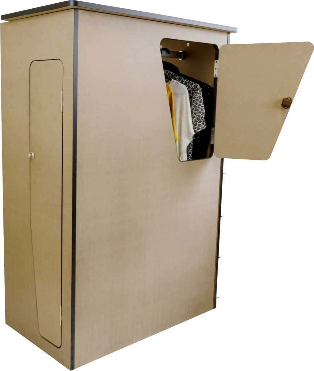 Camper Keuken MDF - Linkerkant EU - Inclusief Kledingstang + Wijnrek - Onbewerkt - Inbouw kasten Inrichting Kampeerauto Caravan Camper Keuken MDF - Linkerkant EU - Inclusief Kledingstang + Wijnrek - Onbewerkt - Inbouw Kasten Inrichting Kampeerauto Caravan -Outdoor Kampeeruitrusting Winkel