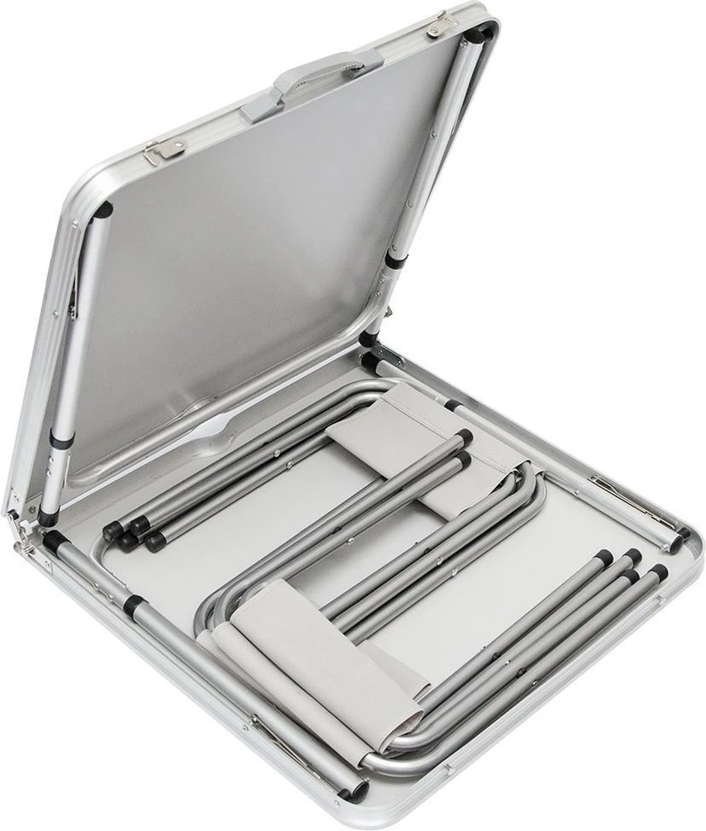 Inklapbare, in hoogte verstelbare campingtafel 120x60x70cm incl. 4 inklapbare krukken Campingtafel s Inklapbare, In Hoogte Verstelbare Campingtafel 120x60x70cm Incl. 4 Inklapbare Krukken Campingtafel S -Outdoor Kampeeruitrusting Winkel