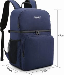 Koeltas Rugzak (28L) - 16 Blikjes - Lunchtas Voor Dames En Heren - Picknicktas - Blauw 2 Koeltas Rugzak (28L) - 16 Blikjes - Lunchtas Voor Dames En Heren - Picknicktas - Blauw -Outdoor Kampeeruitrusting Winkel 1023x1200