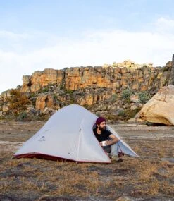 Cloud Up 3 Upgraded - Naturehike® - Tent 3 Persoons - Lichtgewicht Tent - Incl. Grondzeil - 20D 4000MM - Outdoor Kampeertent - Waterdicht - Hiking & Wandelen -Outdoor Kampeeruitrusting Winkel 1040x1200 2