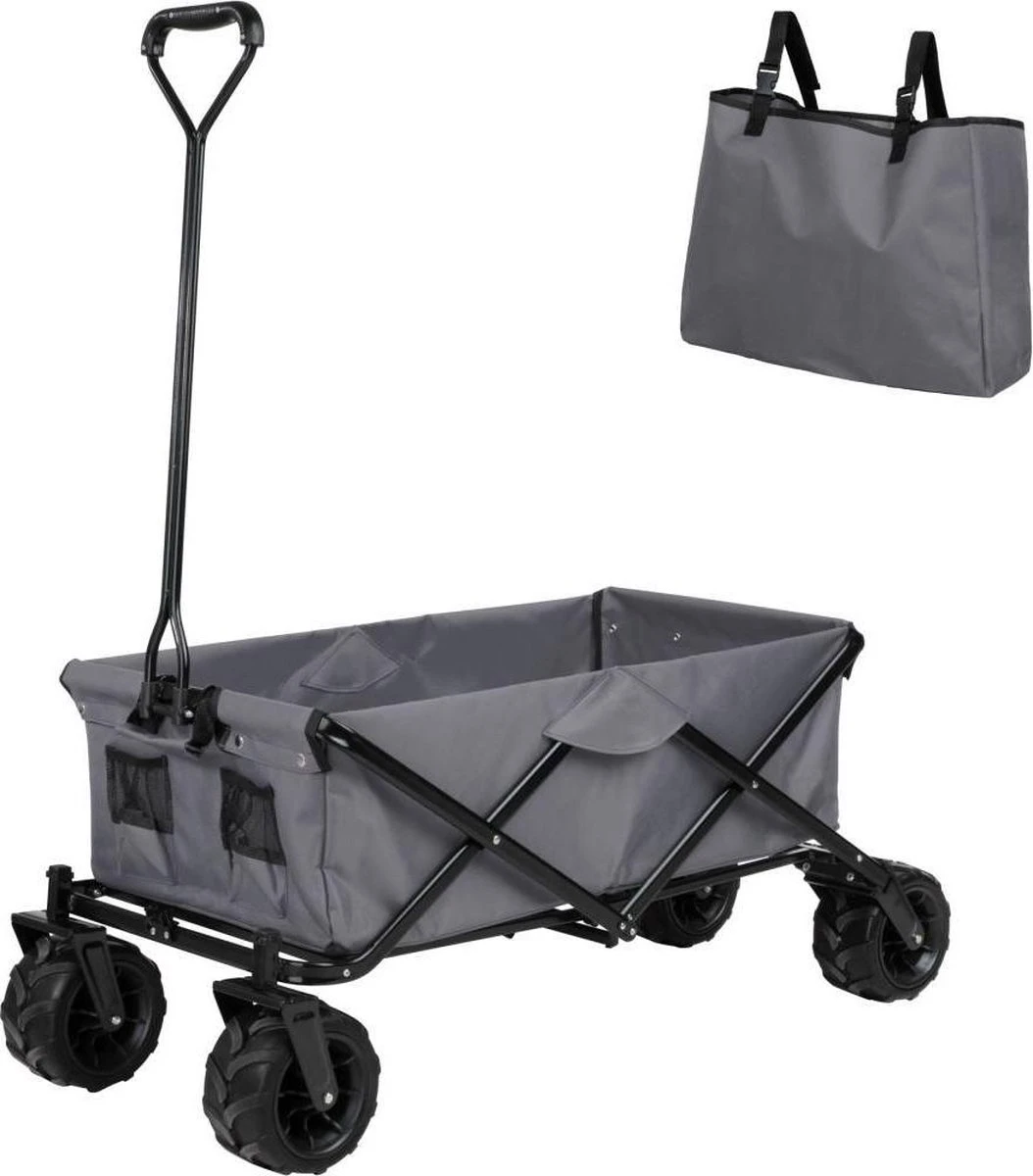 TecTake - opvouwbare bolderkar Heidrun grijs TecTake - Opvouwbare Bolderkar Heidrun Grijs -Outdoor Kampeeruitrusting Winkel 1054x1200 1
