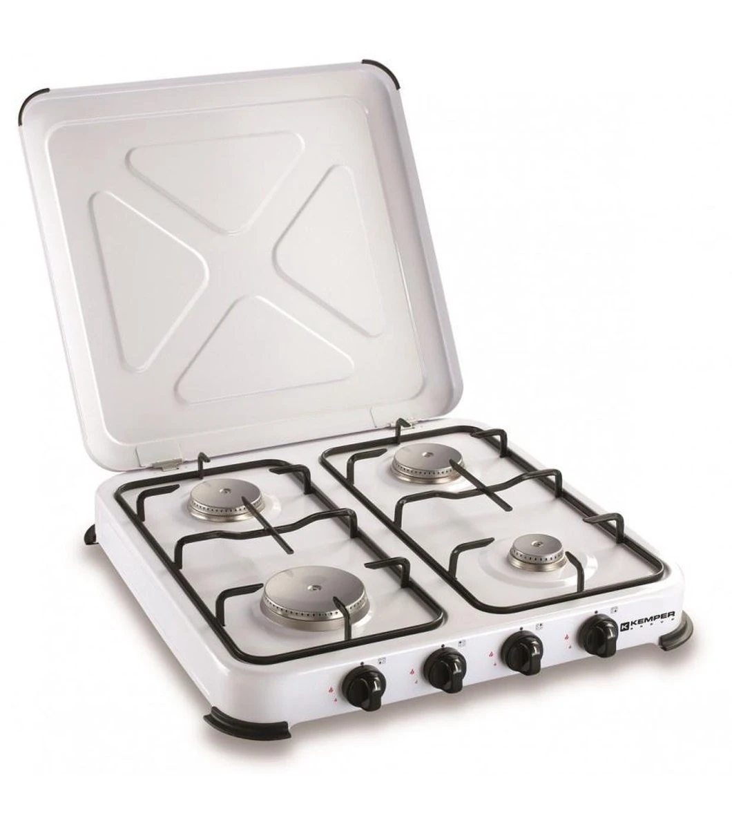 Kemper gas kooktoestel - Campingkooktoestel - set met 4 branders - gas - 4650W Kemper Gas Kooktoestel - Campingkooktoestel - Set Met 4 Branders - Gas - 4650W -Outdoor Kampeeruitrusting Winkel 1060x1200 2
