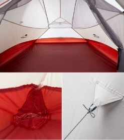 Cloud Up 3 Upgraded - Naturehike® - Tent 3 Persoons - Lichtgewicht Tent - Incl. Grondzeil - 20D 4000MM - Outdoor Kampeertent - Waterdicht - Hiking & Wandelen -Outdoor Kampeeruitrusting Winkel 1068x1200 2