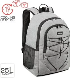 Bomoe Koeltas Rugzak IceBreezer KR45 Koelrugzak Grijs 45x19x33 Cm - 25 Liter -Outdoor Kampeeruitrusting Winkel 1082x1200 1