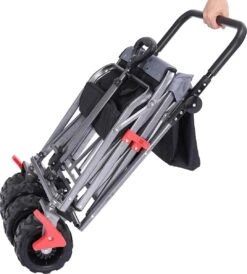 AREBOS Handkar | Transportwagen | Apparatuurwagen | Opvouwbaar | Duwstang| Zwart -Outdoor Kampeeruitrusting Winkel 1082x1200 4