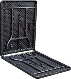 ERRO Vouwtafel - Houtlook - 180x74cm - Zwart 2 ERRO Vouwtafel - Houtlook - 180x74cm - Zwart -Outdoor Kampeeruitrusting Winkel 1083x1200