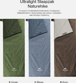 Naturehike® Slaapzak - Lichtgewicht - 190*75cm - Compact - Waterdicht - 3 Seizoenen Slaapzak Lente, Zomer & Herfst - Outdoor - Slaapzakken Volwassen & Kinderen -Outdoor Kampeeruitrusting Winkel 1093x1200 4