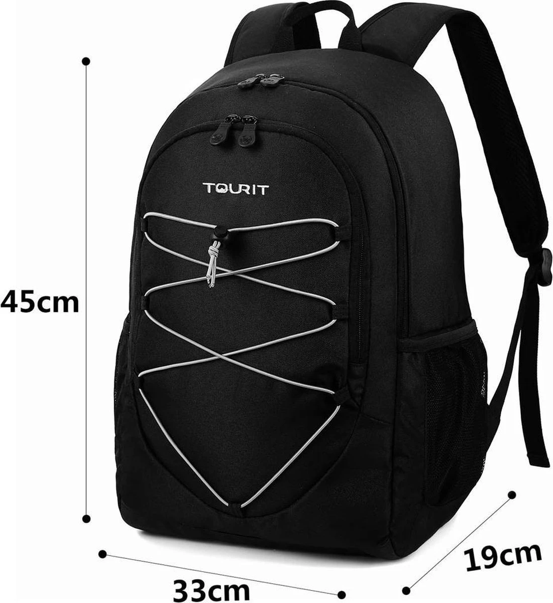 Koeltas Rugzak (25L) - Geschikt voor 28 Blikjes - Lunchtas voor Dames en Heren - Zwart Koeltas Rugzak (25L) - Geschikt Voor 28 Blikjes - Lunchtas Voor Dames En Heren - Zwart -Outdoor Kampeeruitrusting Winkel