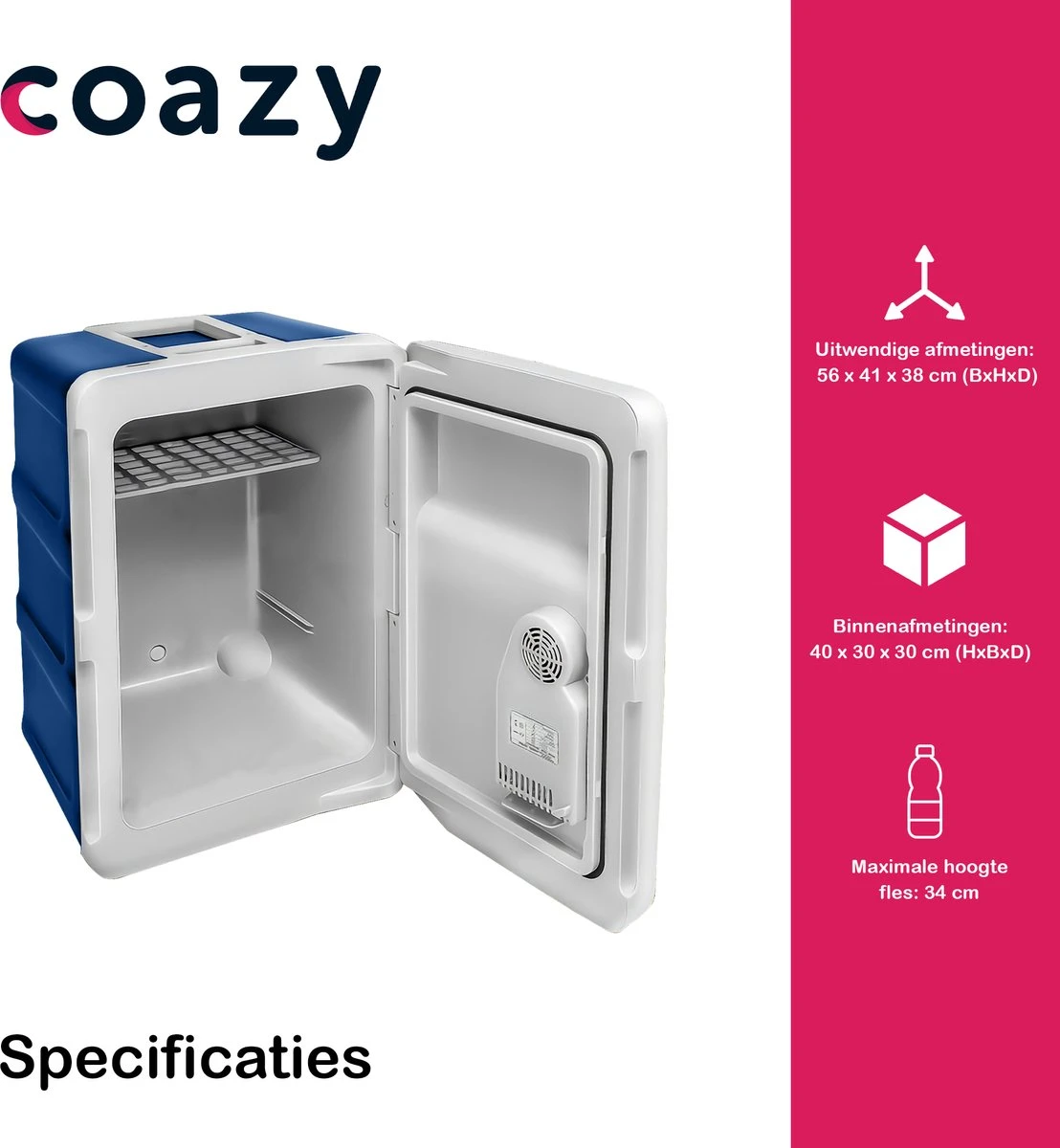 Koelbox met wielen voor auto & camping warm en koud 40L - Frigobox elektrisch 12v 230 Volt - MiniBar - Mini Koelkast | verkoelt en verwarmt | Eco-modus - Minibar - Mini Koelkast Koelbox Met Wielen Voor Auto & Camping Warm En Koud 40L - Frigobox Elektrisch 12v 230 Volt - MiniBar - Mini Koelkast | Verkoelt En Verwarmt | Eco-modus - Minibar - Mini Koelkast -Outdoor Kampeeruitrusting Winkel