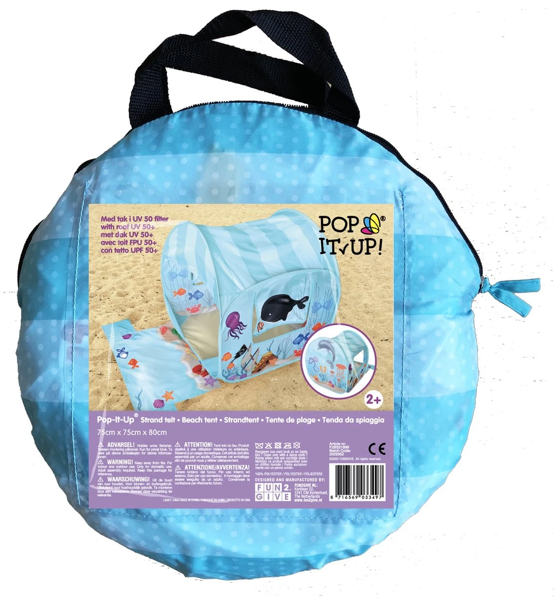 Retr-Oh! Pop-Up Strandtent - Oceaan Avonturen - Speeltent Retr-Oh! Pop-Up Strandtent - Oceaan Avonturen - Speeltent -Outdoor Kampeeruitrusting Winkel 1113x1200 7