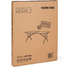 Inklapbare Tafel - Opklaptafel - 180x70x73,5 Cm - Wit -Outdoor Kampeeruitrusting Winkel 1117x1200