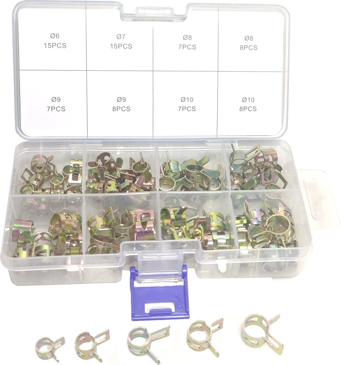 Veerslangklem verzinkt 75 delig brandstofleidingen benzineslang vacuumslang 6 7 8 9&10mm slangenklem knijpveerklem Merkloos Veerslangklem Verzinkt 75 Delig Brandstofleidingen Benzineslang Vacuumslang 6 7 8 9&10mm Slangenklem Knijpveerklem -Outdoor Kampeeruitrusting Winkel 1121x1200 2