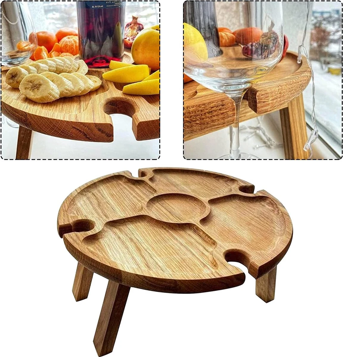 Opvouwbare draagbare picknicktafel, outdoor opvouwbare lichtgewicht kampeertafel 30,5 cm kleine houten wijnpicknicktafel voor feest, strand, tuin, camping, barbecue, reizen Merkloos Opvouwbare Draagbare Picknicktafel, Outdoor Opvouwbare Lichtgewicht Kampeertafel 30,5 Cm Kleine Houten Wijnpicknicktafel Voor Feest, Strand, Tuin, Camping, Barbecue, Reizen -Outdoor Kampeeruitrusting Winkel
