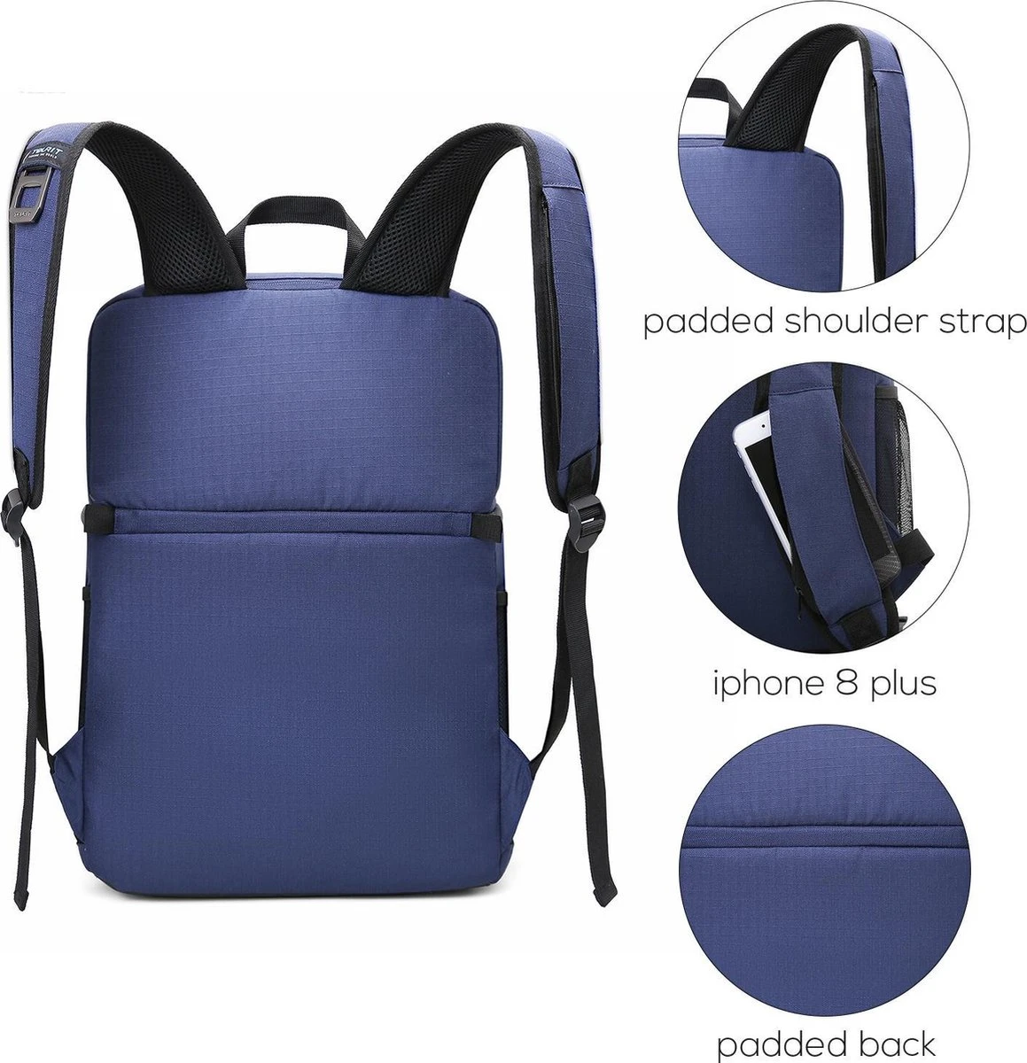 Koeltas Rugzak (28L) - 16 Blikjes - Lunchtas voor Dames en Heren - Picknicktas - Blauw Koeltas Rugzak (28L) - 16 Blikjes - Lunchtas Voor Dames En Heren - Picknicktas - Blauw -Outdoor Kampeeruitrusting Winkel 1159x1200 3