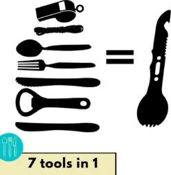Lynnz® Spork 7 In 1 - Camping Bestek - Campingbestek - Campingservies - Reisbestek - Bestek To Go - Jachtmes - Rambomes -Outdoor Kampeeruitrusting Winkel 1170x1200 8