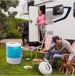 Mini-lader, Wasmachine, Met Centrifuge, Campingwasmachine Tot 3 Kg, Klein En Handig Met Draaggreep [Energieklasse B] -Outdoor Kampeeruitrusting Winkel 1178x1200 4