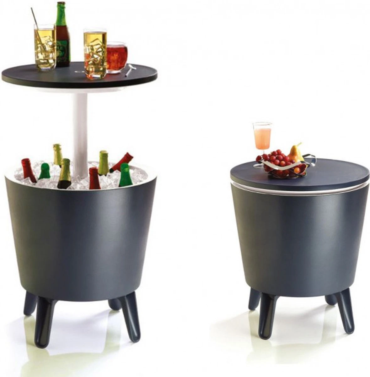 Keter Coolbar Partytafel – 49,5x49,5x57cm - Antraciet Keter Coolbar Partytafel – 49,5x49,5x57cm - Antraciet -Outdoor Kampeeruitrusting Winkel