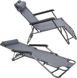 Ligstoel Opvouwbaar 155x60cm - Lichte Ligbed Relaxstoel Tuinstoel Campingstoel Strandstoel -Outdoor Kampeeruitrusting Winkel 1183x1200