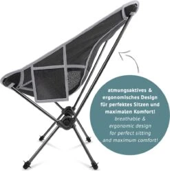Smartpeas Camping Stoel Van Stevig 600D Polyester En Aluminium - Lichtgewicht En Opvouwbaar - Camping Gadget Inclusief Zijzakken +Plus: Strandmat & Draagtas -Outdoor Kampeeruitrusting Winkel 1195x1200