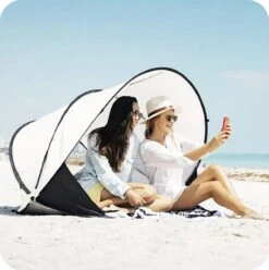 Deryan Luxe Pop Up Strandtent XXL - Anti-UV 50+ - Cream -Outdoor Kampeeruitrusting Winkel 1196x1200 11