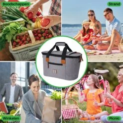 Brisby 4 Laags Geïsoleerde Koeltas - Boodschappentas 21 Liter - Grijs 4 Brisby 4 Laags Geïsoleerde Koeltas - Boodschappentas 21 Liter - Grijs -Outdoor Kampeeruitrusting Winkel 1197x1200 23