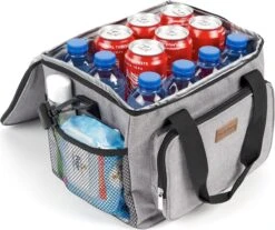 Packaway 4 Laags Geïsoleerde Koeltas - Lunchtas 15 Liter - Grijs -Outdoor Kampeeruitrusting Winkel 1200x1006