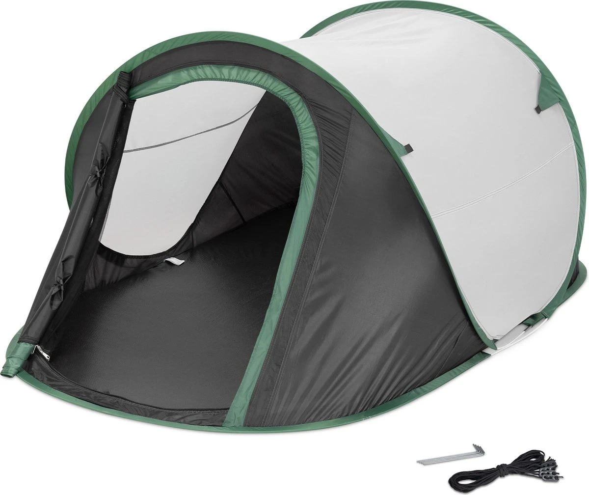 JEMIDI tweepersoons pop-up tent - Opgooitent, werptent voor 2 personen - Ideaal als festivaltent of kampeertent - Verschillende kleuren JEMIDI Tweepersoons Pop-up Tent - Opgooitent, Werptent Voor 2 Personen - Ideaal Als Festivaltent Of Kampeertent - Verschillende Kleuren -Outdoor Kampeeruitrusting Winkel 1200x1008 4