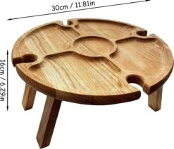 Merkloos Opvouwbare Draagbare Picknicktafel, Outdoor Opvouwbare Lichtgewicht Kampeertafel 30,5 Cm Kleine Houten Wijnpicknicktafel Voor Feest, Strand, Tuin, Camping, Barbecue, Reizen 2 Merkloos Opvouwbare Draagbare Picknicktafel, Outdoor Opvouwbare Lichtgewicht Kampeertafel 30,5 Cm Kleine Houten Wijnpicknicktafel Voor Feest, Strand, Tuin, Camping, Barbecue, Reizen -Outdoor Kampeeruitrusting Winkel 1200x1027