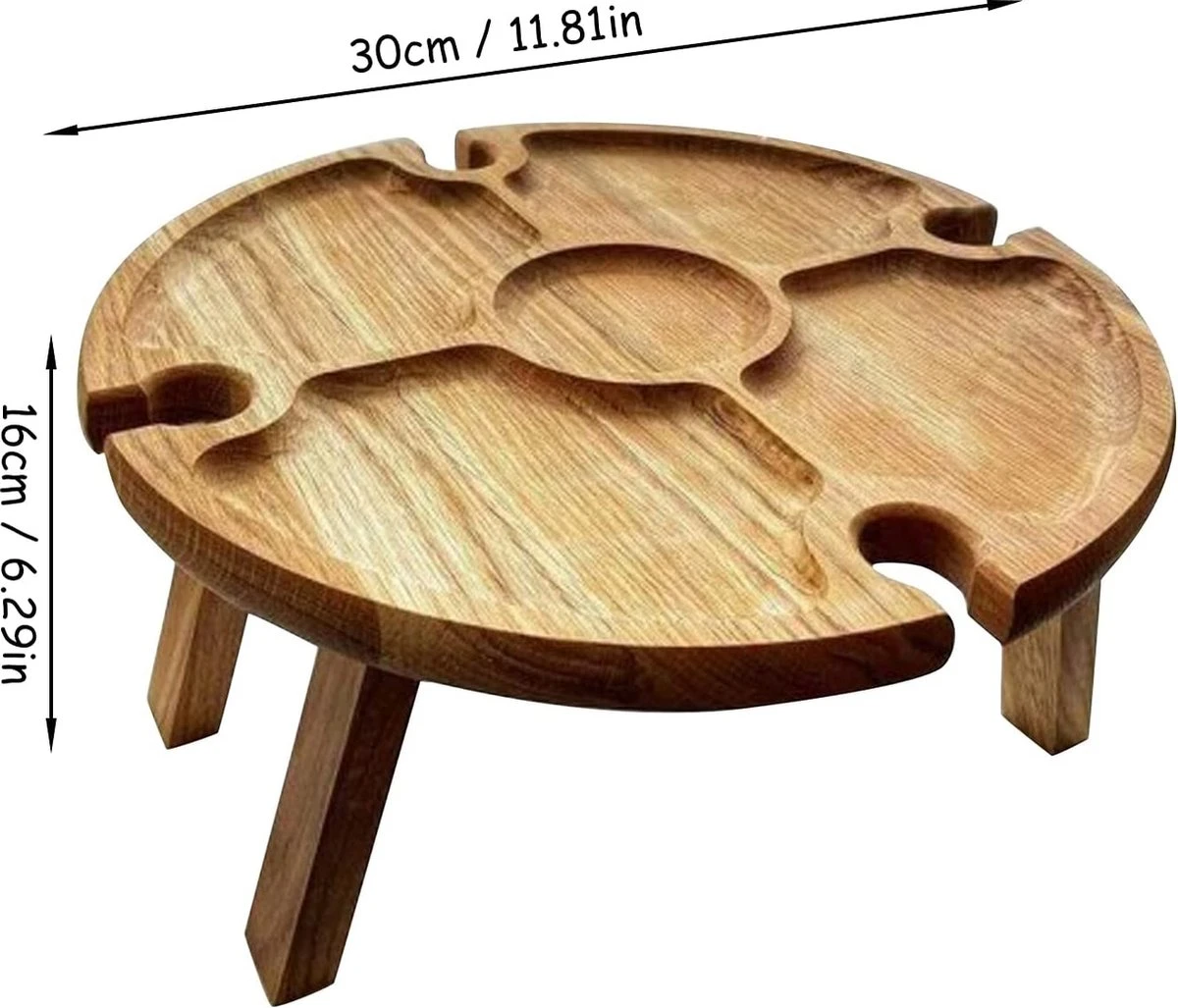 Opvouwbare draagbare picknicktafel, outdoor opvouwbare lichtgewicht kampeertafel 30,5 cm kleine houten wijnpicknicktafel voor feest, strand, tuin, camping, barbecue, reizen Merkloos Opvouwbare Draagbare Picknicktafel, Outdoor Opvouwbare Lichtgewicht Kampeertafel 30,5 Cm Kleine Houten Wijnpicknicktafel Voor Feest, Strand, Tuin, Camping, Barbecue, Reizen -Outdoor Kampeeruitrusting Winkel