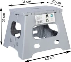 Splendole Opstapje Inklapbaar Caravanopstapje - Opvouwbaar - 120 Kg - 27 Cm Krukje Grijs -Outdoor Kampeeruitrusting Winkel 1200x1044 5