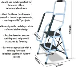 Aidapt Opstapkruk Met Leuning - 2 Treden 3 Aidapt Opstapkruk Met Leuning - 2 Treden -Outdoor Kampeeruitrusting Winkel 1200x1047 6