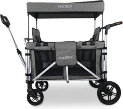 FUXTEC Bolderkar FX-CTXL900 - Premium Grijs - Nu Voor Maximaal 4 Kinderen -Outdoor Kampeeruitrusting Winkel 1200x1069