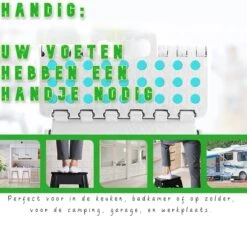 Splendole Opstapje Inklapbaar Caravanopstapje - Opvouwbaar - 100 Kg - Witte Krukje -Outdoor Kampeeruitrusting Winkel 1200x1094 12