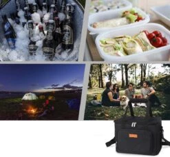 Lunchtas - Koeltas Voor Dames En Heren - Cool Bag - 4 Laags Geïsoleerde Koeltas - Kleine Cooler - Lunch Box - Lunchtas 15 Liter- Zwart 3 Lunchtas - Koeltas Voor Dames En Heren - Cool Bag - 4 Laags Geïsoleerde Koeltas - Kleine Cooler - Lunch Box - Lunchtas 15 Liter- Zwart -Outdoor Kampeeruitrusting Winkel 1200x1107 2