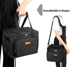 Lunchtas - Koeltas Voor Dames En Heren - Cool Bag - 4 Laags Geïsoleerde Koeltas - Kleine Cooler - Lunch Box - Lunchtas 15 Liter- Zwart 5 Lunchtas - Koeltas Voor Dames En Heren - Cool Bag - 4 Laags Geïsoleerde Koeltas - Kleine Cooler - Lunch Box - Lunchtas 15 Liter- Zwart -Outdoor Kampeeruitrusting Winkel 1200x1107 3
