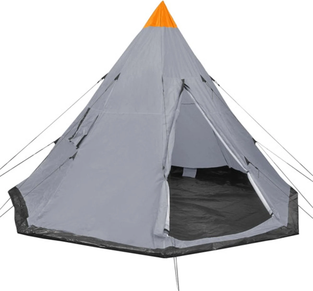 vidaXL Tent 4-persoons grijs VidaXL Tent 4-persoons Grijs -Outdoor Kampeeruitrusting Winkel 1200x1116 2