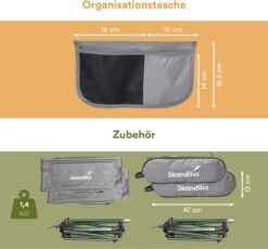 Skandika Campingstoel Compact SET – Campingstoelen – Campingstoel Tot 150 Kg Belastbaar - Kampeerstoel, Visstoel, Kleine Pakmaat, Opvouwbaar, Stabiel, Licht, Comfortabel Gepolsterd – Draagtas Meegeleverd – Vouwstoel – Kampeermeubelen – Grijs 6 Skandika Campingstoel Compact SET – Campingstoelen – Campingstoel Tot 150 Kg Belastbaar - Kampeerstoel, Visstoel, Kleine Pakmaat, Opvouwbaar, Stabiel, Licht, Comfortabel Gepolsterd – Draagtas Meegeleverd – Vouwstoel – Kampeermeubelen – Grijs -Outdoor Kampeeruitrusting Winkel 1200x1117