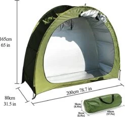 Merkloos Fietstent, Beschermhoes Fietsenschuur, Tent Voor Camping In De Open Lucht-groen 200*80*165CM 8 Merkloos Fietstent, Beschermhoes Fietsenschuur, Tent Voor Camping In De Open Lucht-groen 200*80*165CM -Outdoor Kampeeruitrusting Winkel 1200x1118 6