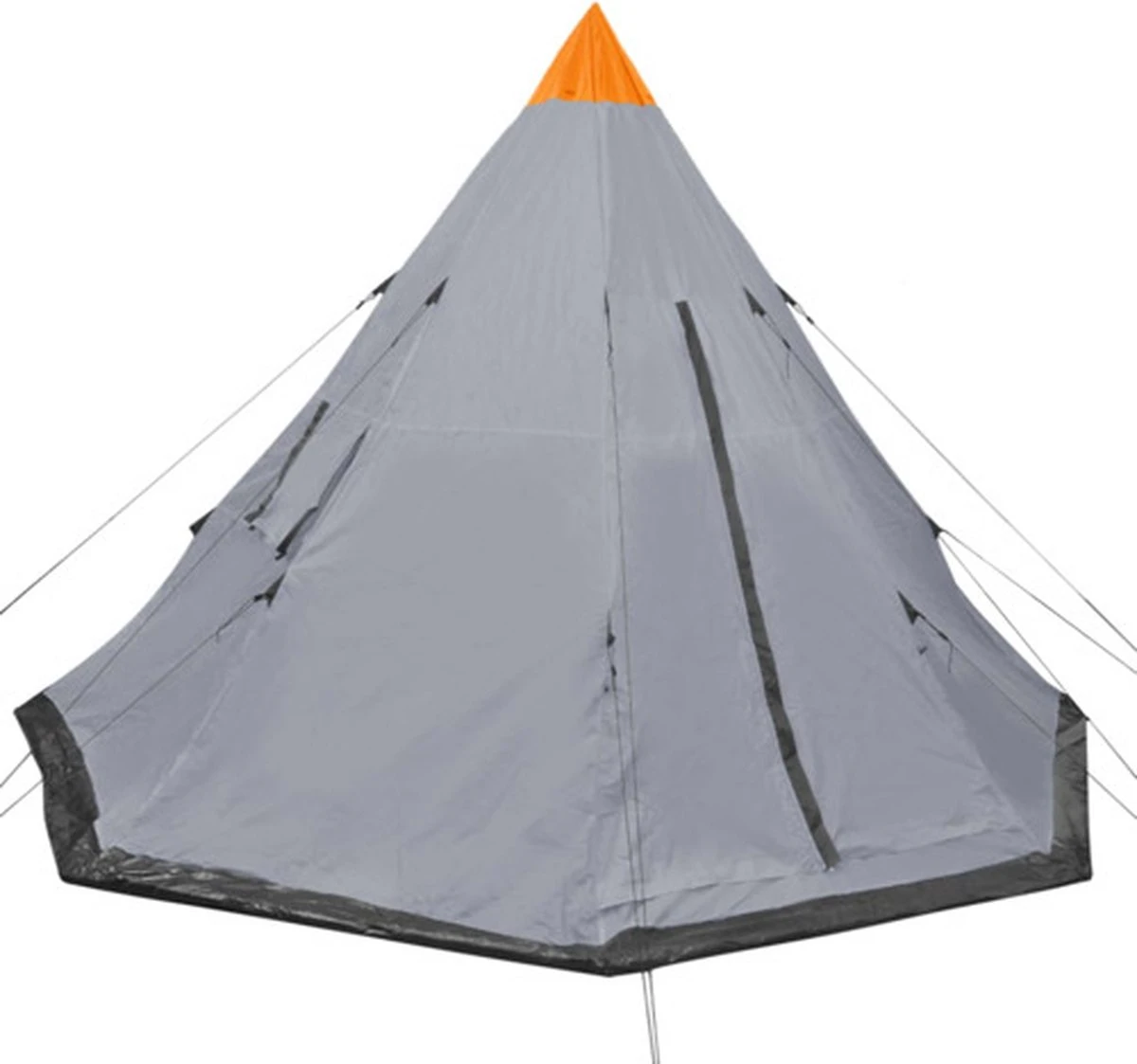 vidaXL Tent 4-persoons grijs VidaXL Tent 4-persoons Grijs -Outdoor Kampeeruitrusting Winkel 1200x1123 3