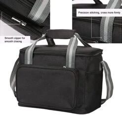 IBright Koeltas Opvouwbaar 15 Liter - 4 Laags Geïsoleerde Lunchtas - Waterdicht - Zwart 7 IBright Koeltas Opvouwbaar 15 Liter - 4 Laags Geïsoleerde Lunchtas - Waterdicht - Zwart -Outdoor Kampeeruitrusting Winkel 1200x1134 1