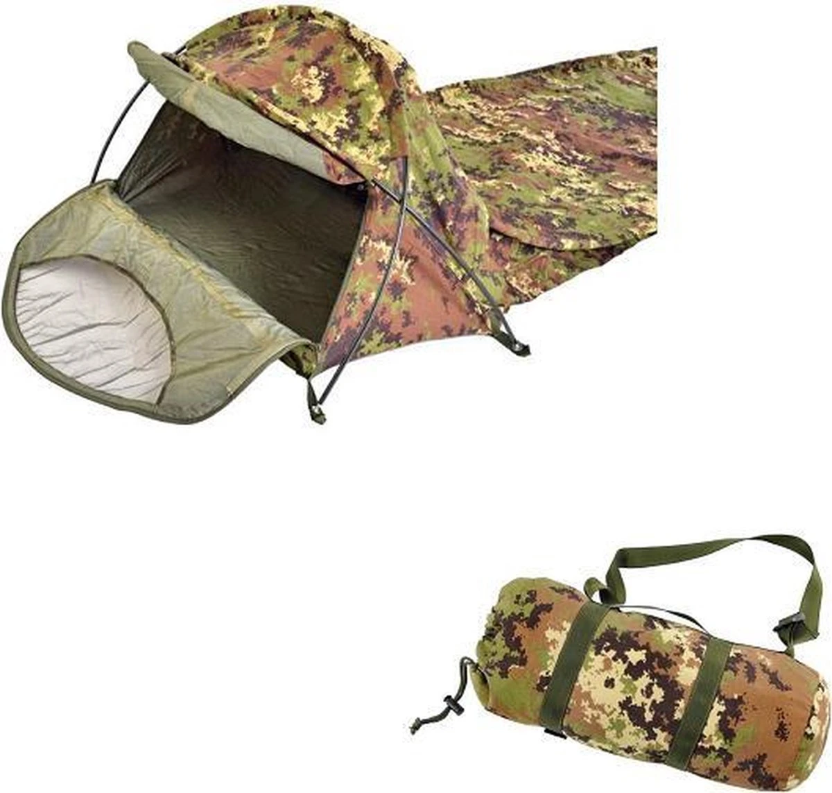 Defcon 5 Bivi Tent - Camo - 1 Persoons Defcon 5 Bivi Tent - Camo - 1 Persoons -Outdoor Kampeeruitrusting Winkel 1200x1143 7