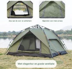 Sens Design Pop Up Tent - Tent - 2-3 Personen -Outdoor Kampeeruitrusting Winkel 1200x1146 3