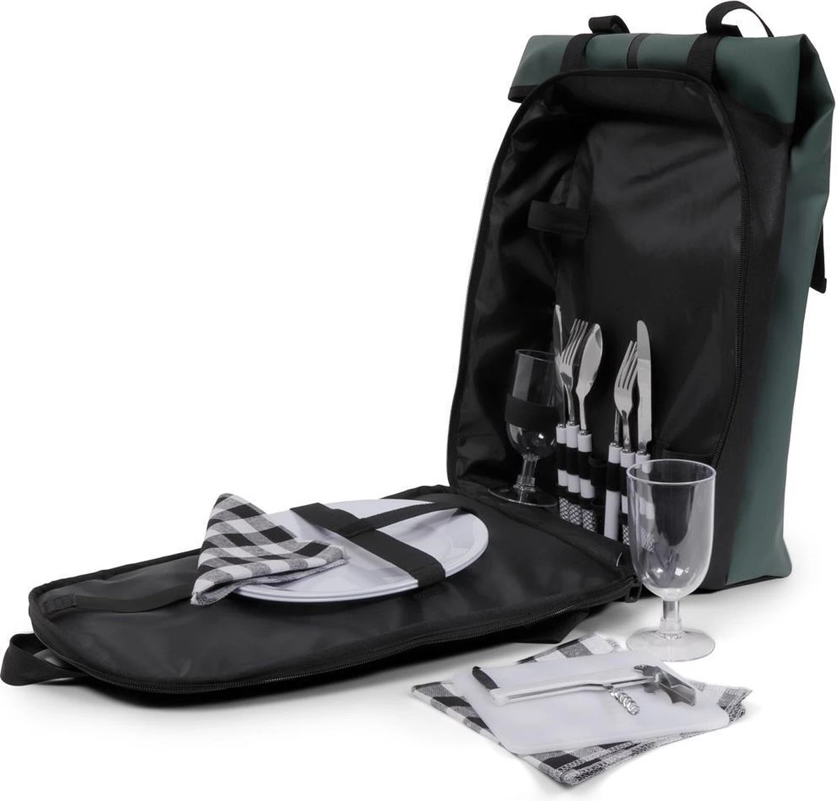 Norländer Picknick Rugtas - Koeltas - Inclusief Bestek - Groen Norländer Picknick Rugtas - Koeltas - Inclusief Bestek - Groen -Outdoor Kampeeruitrusting Winkel 1200x1150 4