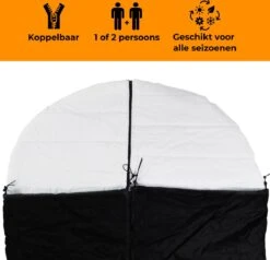 Deryan Cocoon Pop Up Tent - Slaapzak - Luchtbed - Luchtpomp - 4 Persoons - Zilver -Outdoor Kampeeruitrusting Winkel 1200x1158 4