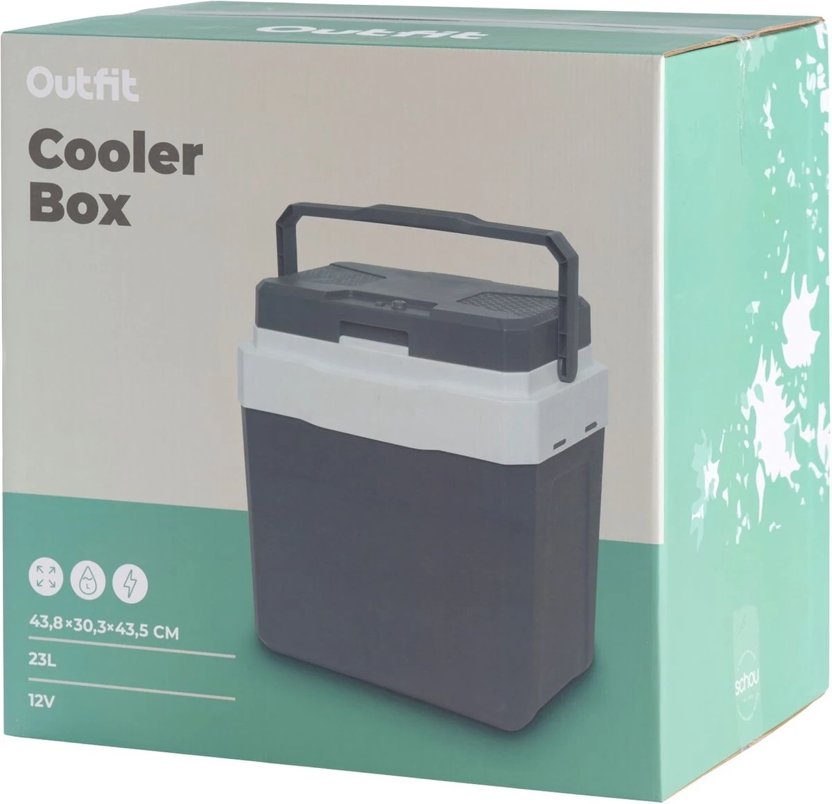 Day Thermo-elektrische Koelbox - 23 Liter - 12v/230v - camping koelkast Day Thermo-elektrische Koelbox - 23 Liter - 12v/230v - Camping Koelkast -Outdoor Kampeeruitrusting Winkel