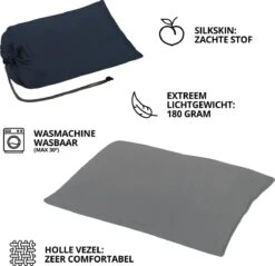 Dutch Mountains Slaapzak Goeree XL - Kussen 25x15cm - 220x90cm Katoenen Slaapzak - Tochtstrip -Outdoor Kampeeruitrusting Winkel 1200x1163 3