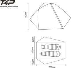 Expedition Tent T2 - Donker Groen - 2 Persoons -Outdoor Kampeeruitrusting Winkel 1200x1163 7