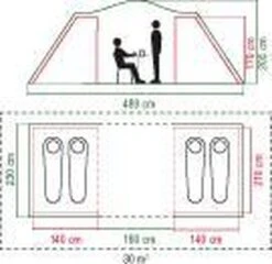 Coleman Spruce Falls 4 Vis-a-Vis Tent - Verduisterend - 4-Persoons 3 Coleman Spruce Falls 4 Vis-a-Vis Tent - Verduisterend - 4-Persoons -Outdoor Kampeeruitrusting Winkel 1200x1164 7