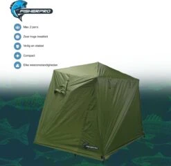 FisherPro Karpertent Met Stormcover – Vistent – Tent - Bescherming Tegen Zon En Wind – 100% Waterdichte Stormhoes – Met Handige Meeneemtas – Ook Geschikt Als Strandtent Of Festivaltent – Extra Veiligheid En Warmte Door Stormcover 13 FisherPro Karpertent Met Stormcover – Vistent – Tent - Bescherming Tegen Zon En Wind – 100% Waterdichte Stormhoes – Met Handige Meeneemtas – Ook Geschikt Als Strandtent Of Festivaltent – Extra Veiligheid En Warmte Door Stormcover -Outdoor Kampeeruitrusting Winkel 1200x1164 8